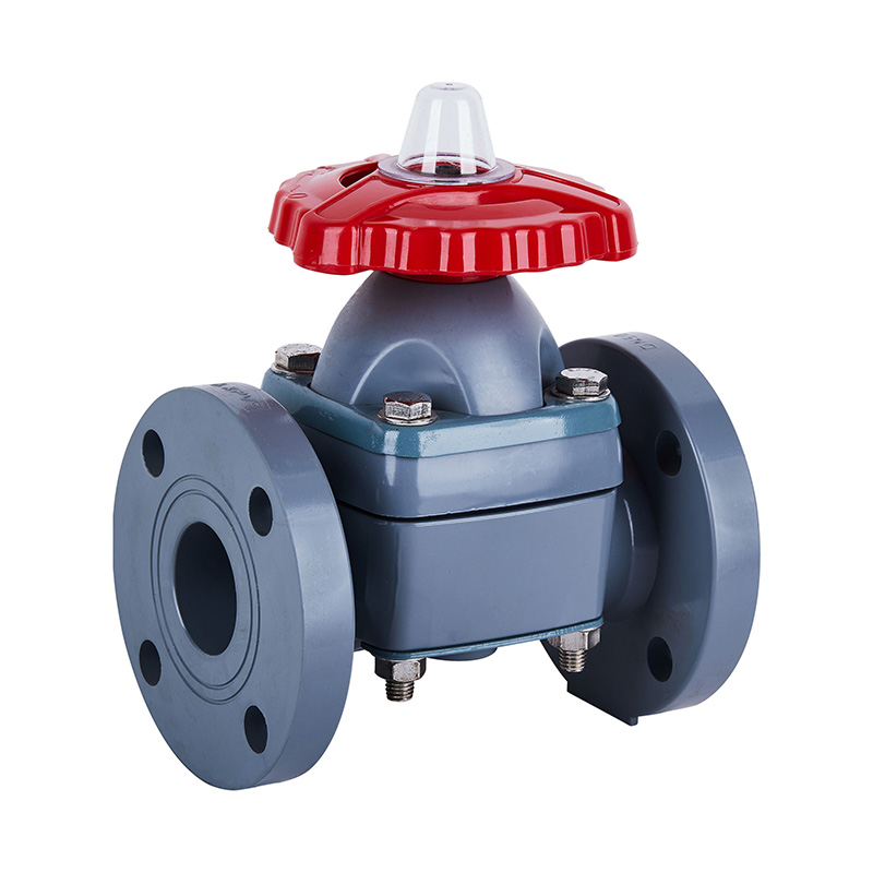 PVC-C G41F-10V フランジ形ダイヤフラムバルブDN20、DN32-150 20A、32A-150A JIS規格 PVC-C G41F-10V フランジ形ダイヤフラムバルブDN20、DN32-150 20A、32A-150A JIS規格