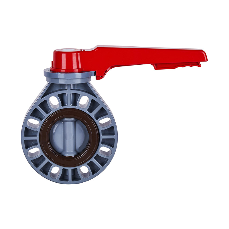 PVC-C D71X-10V ハンドルバタフライバルブ DN15-200 GB 標準