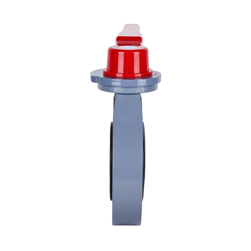 PVC-C D71X-10V ハンドルバタフライバルブ DN15-200 15A-200A JIS規格