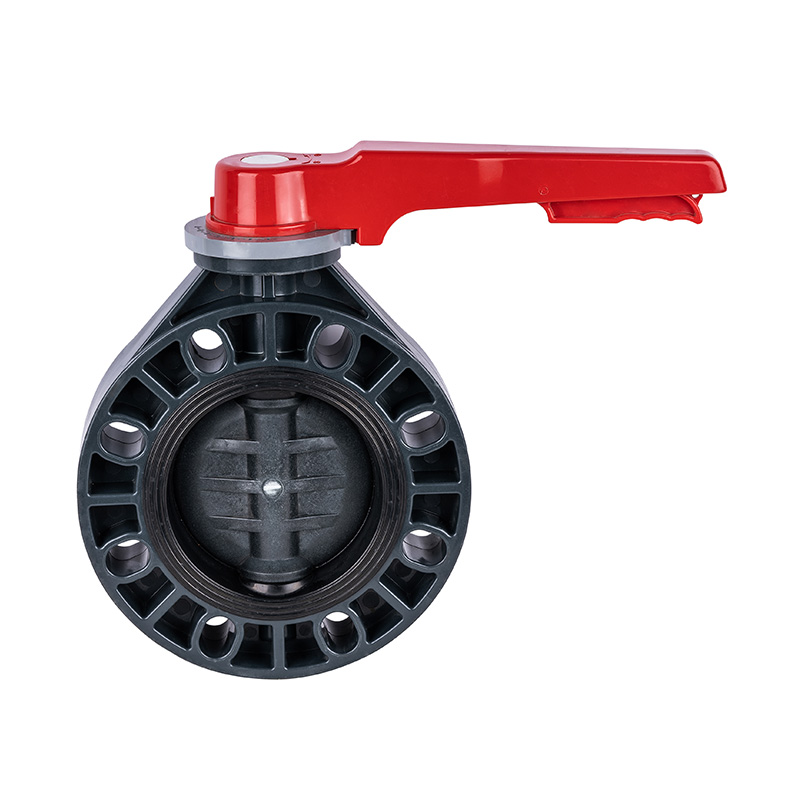 PVC-U D71X-10U ハンドルバタフライバルブ DN15-200 15A-200A JIS規格