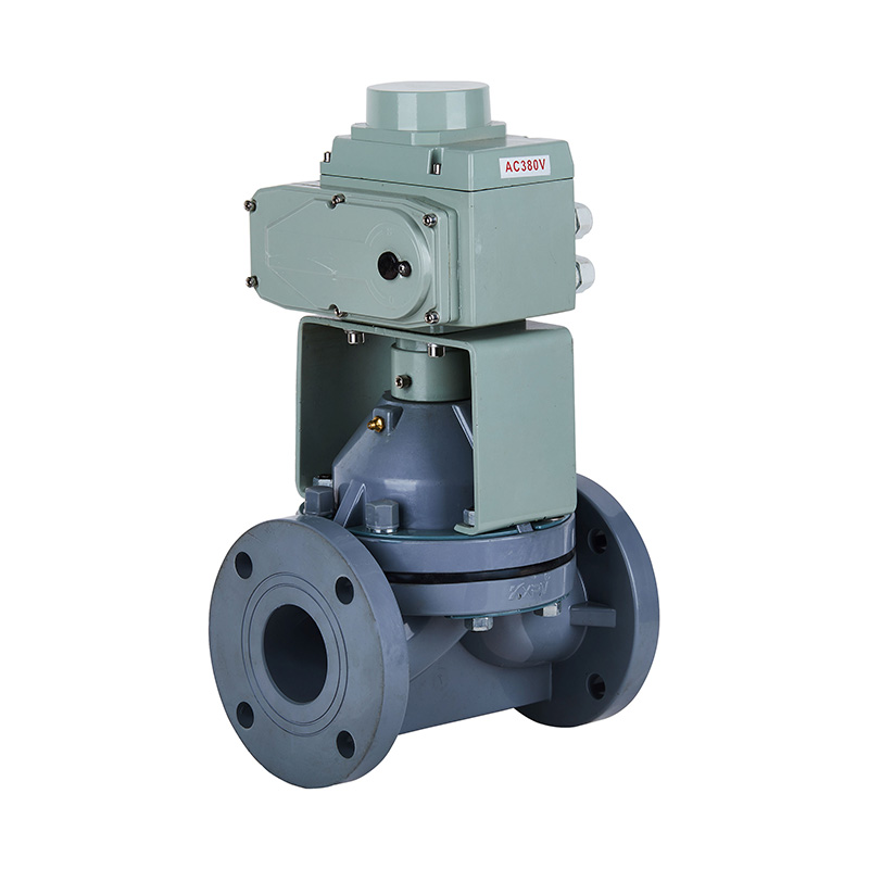 PVC-C G941F-10V 電気ダイヤフラムバルブ DN15-300 GB標準