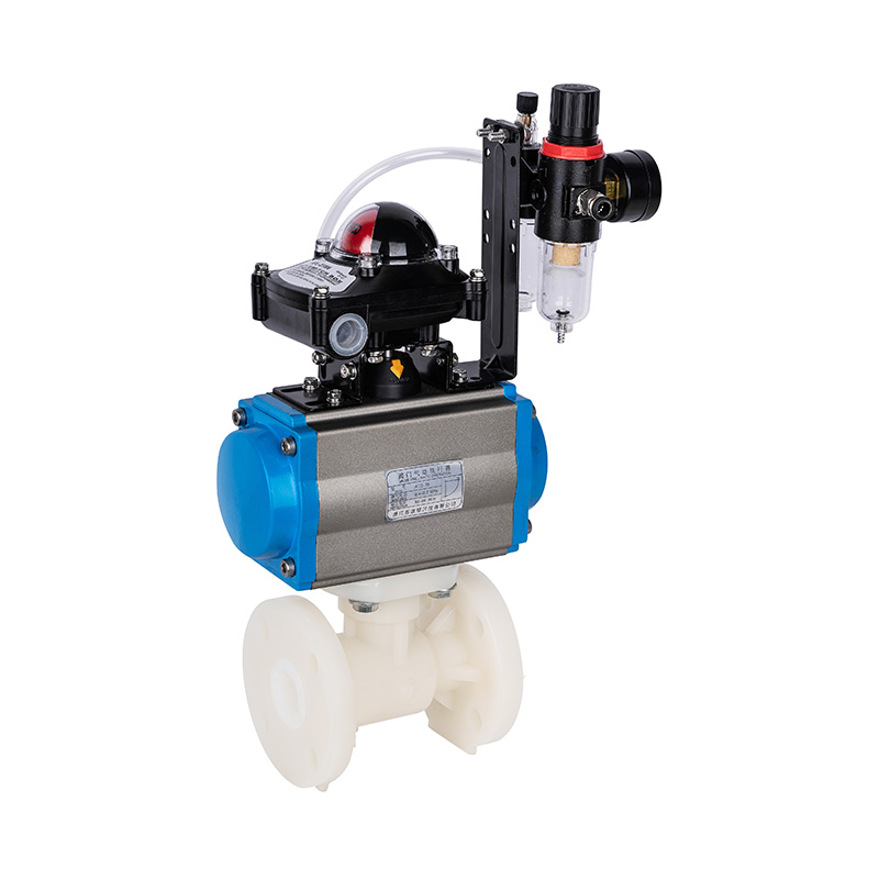 PVDF Q641F-10F 空気フランジボールバルブ DN20-300 20A-300A JIS規格